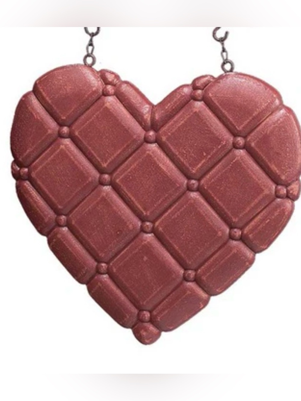 K & K Interiors Hanging Heart Arrow Replacement Sign Puffy Resin
